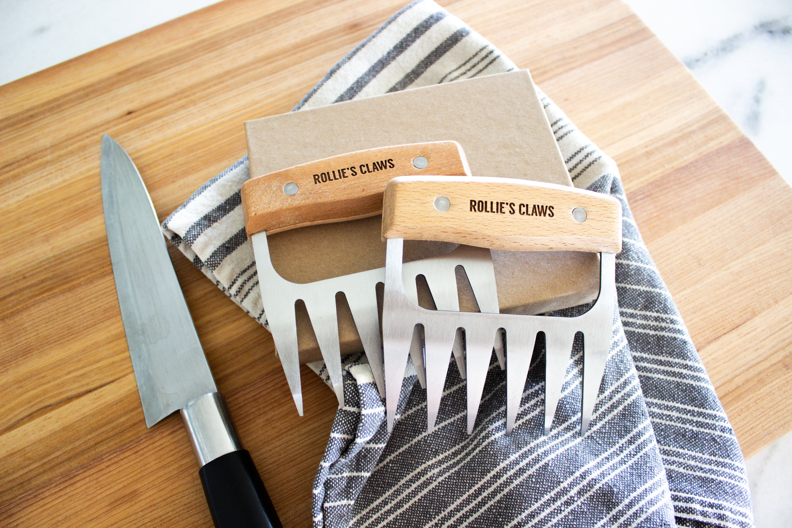 Personalized BBQ Meat Shredder Claws, 1 Set of Personalized Pulled Pork Claws