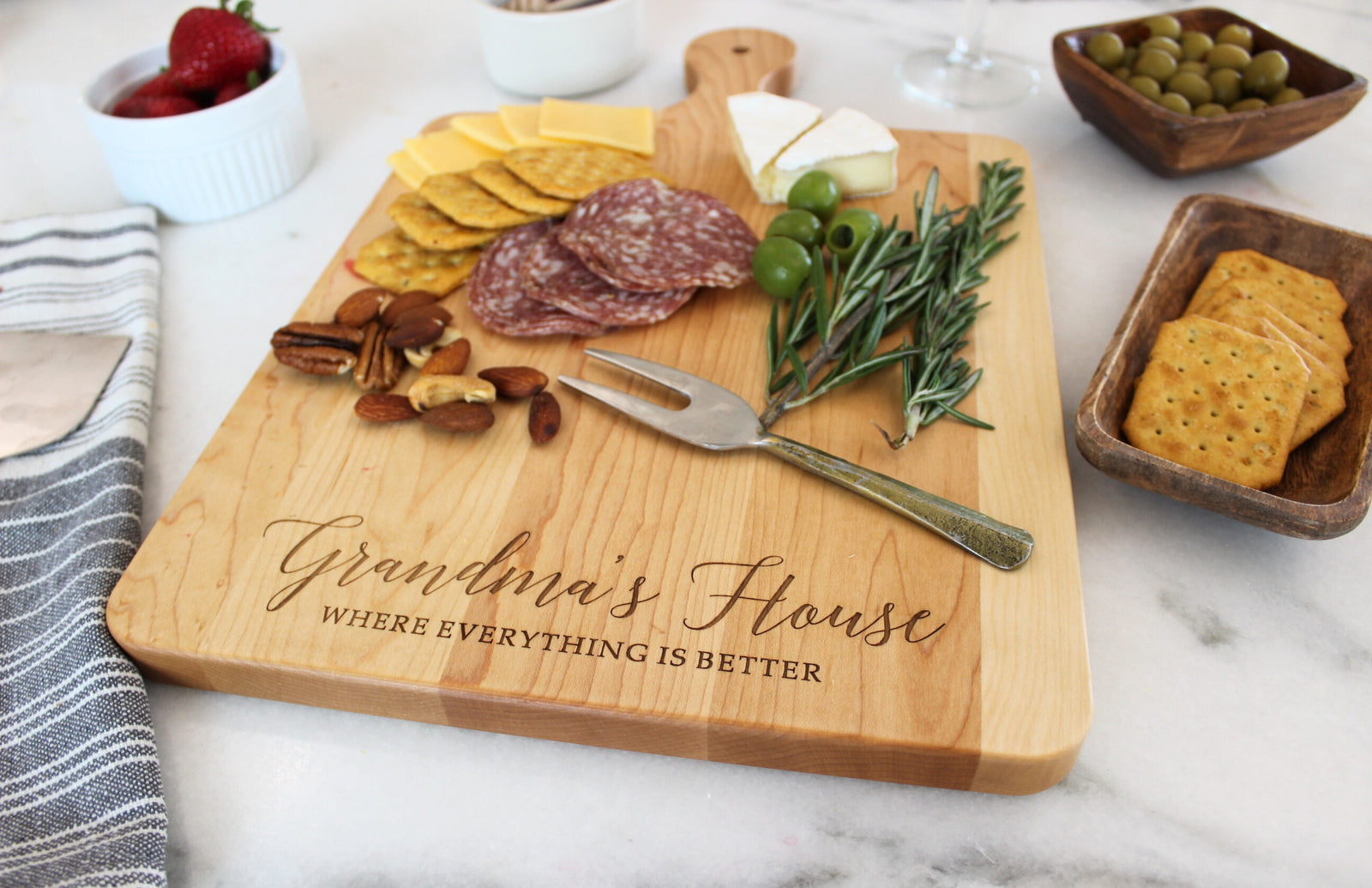 Personalized -Cutting Board | Grandma's House Design