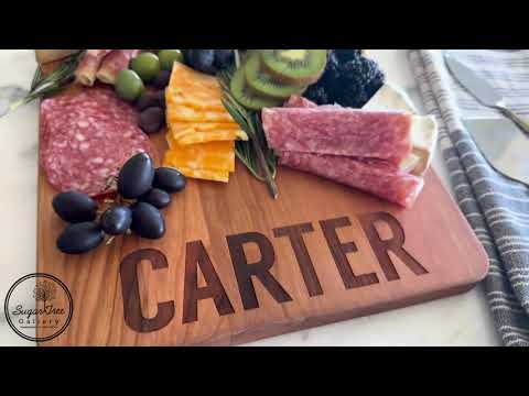 Personalized Cheese Board With Handle, Custom Housewarming Charcuterie Board Perfect for Wedding Gift