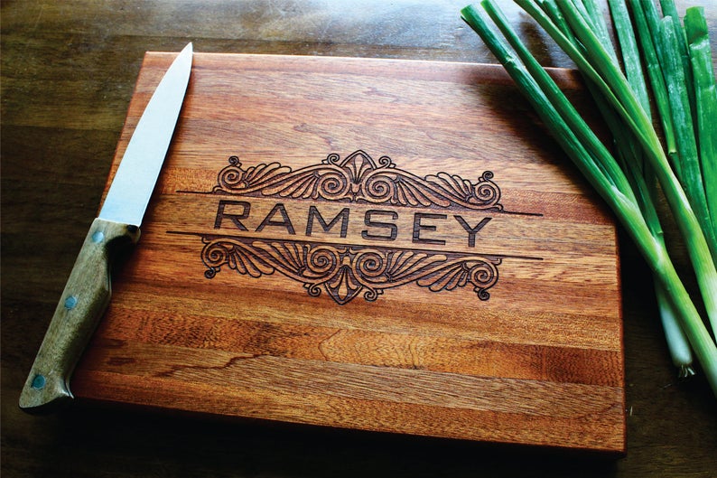 Personalized Cutting Board Custom Engraved For Mothers Day