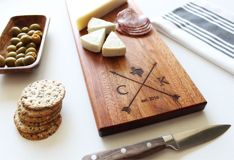 Personalized Cheese Charcuterie Board Custom Engraved To Order