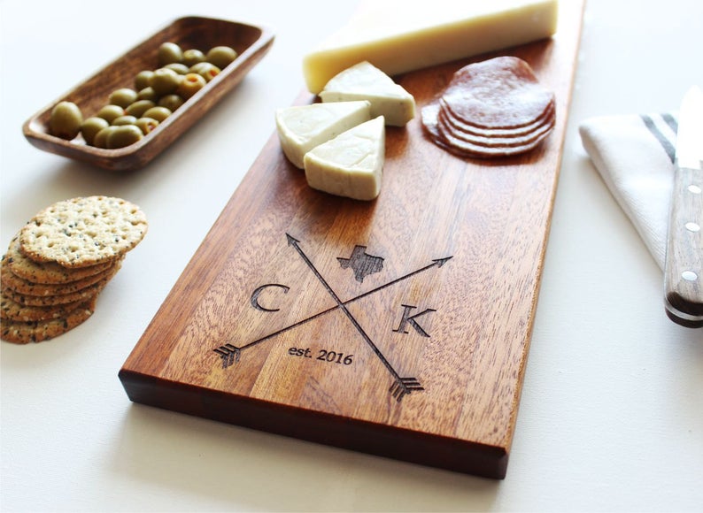Personalized Cheese Charcuterie Board Custom Engraved To Order