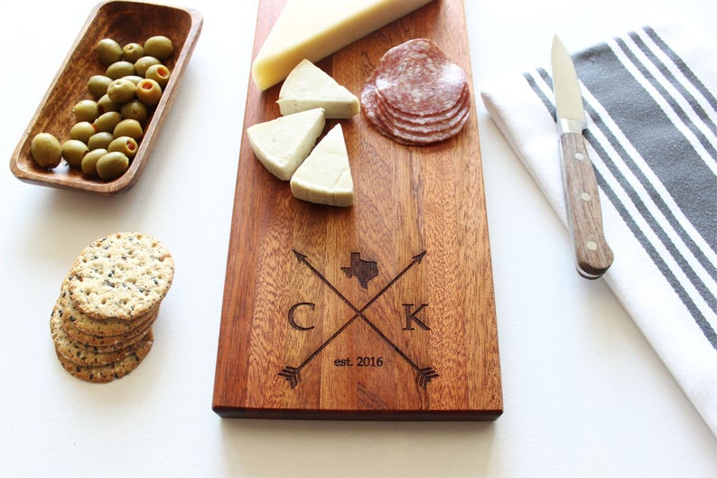 Personalized Cheese Charcuterie Board Custom Engraved To Order