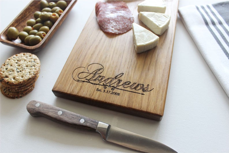 Personalized Cheese Charcuterie Board | SugarTreeGallery