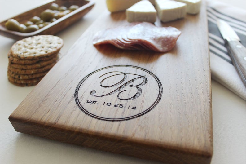Cheese Charcuterie Board | Personalized Engraved Cheese Board