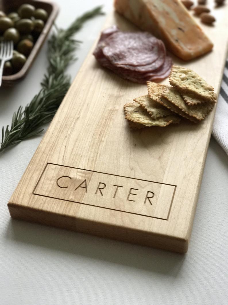 Personalized Cheese Charcuterie Board | Sugar Tree Gallery