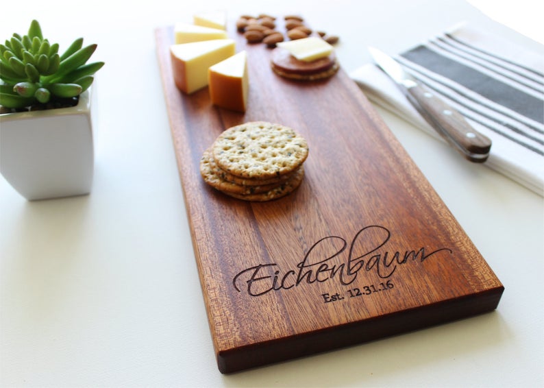 Personalized Cheese Charcuterie Board | Sugar Tree Gallery