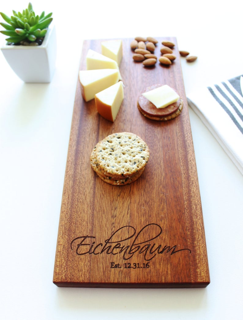 Personalized Cheese Charcuterie Board | Sugar Tree Gallery