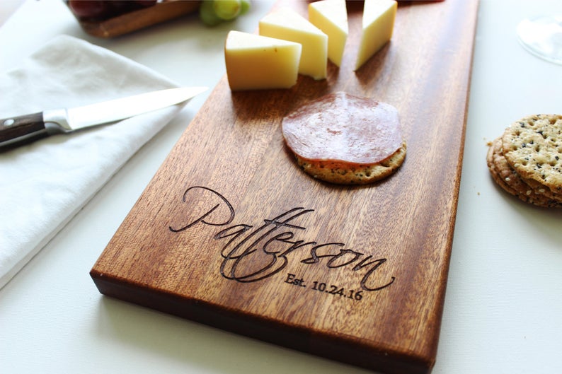 Personalized Cheese Charcuterie Board | Sugar Tree Gallery
