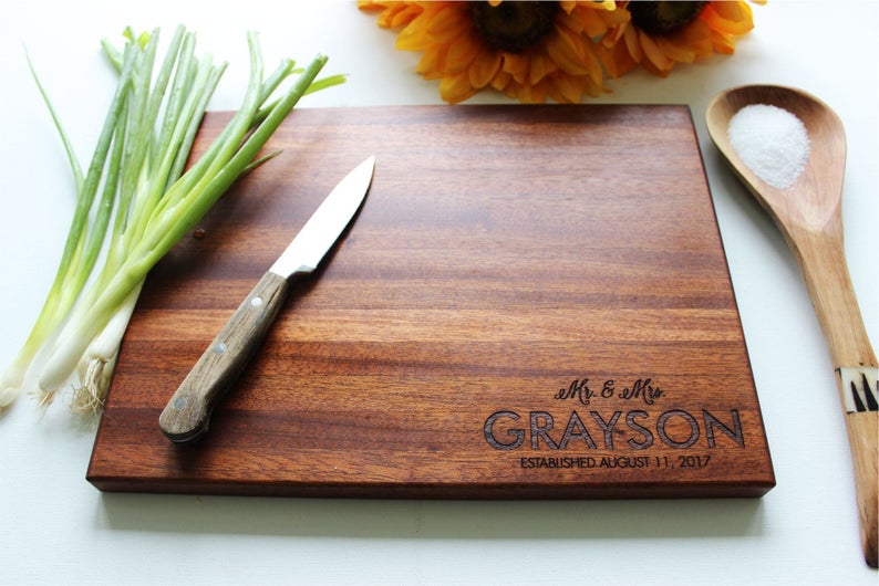 Personalized Cutting Board Custom Engraved To Order Sugar Tree Gallery