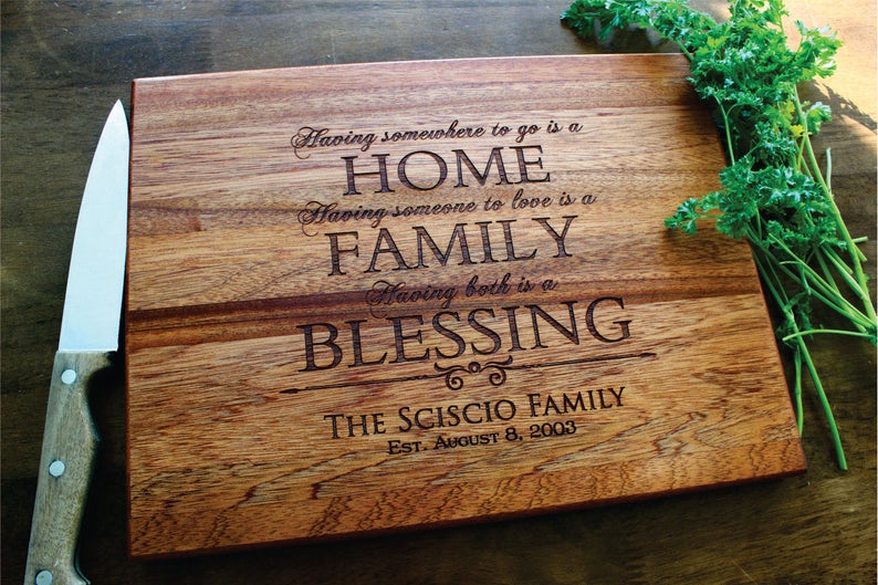 Personalized Cutting Board | Buy Cutting Board | Sugar Tree Gallery