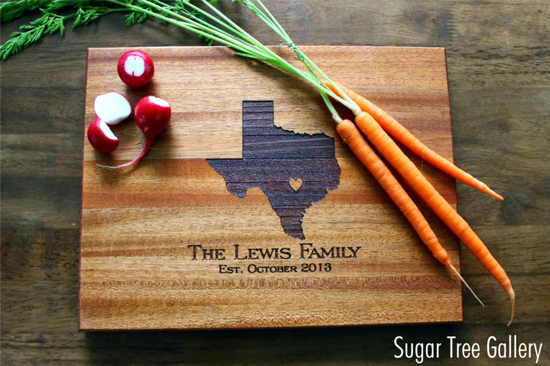 Custom Engraved Cutting Board | Sugar Tree Gallery