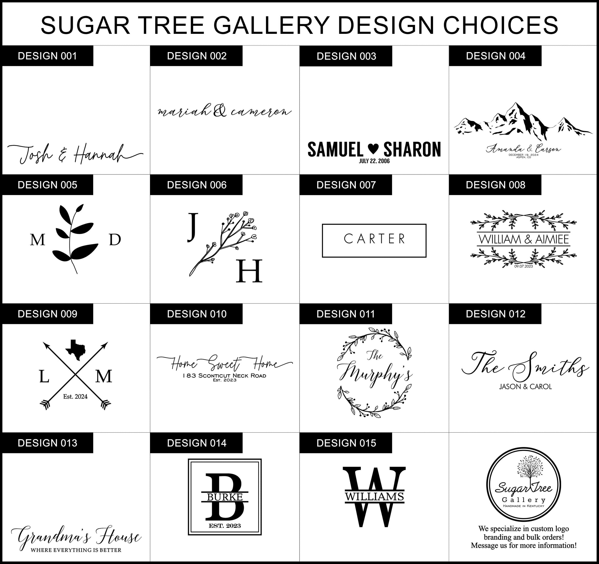 Personalized Cheese Board With Handle, Custom Housewarming Charcuterie Board Perfect for Wedding Gift | Square Monogram Design
