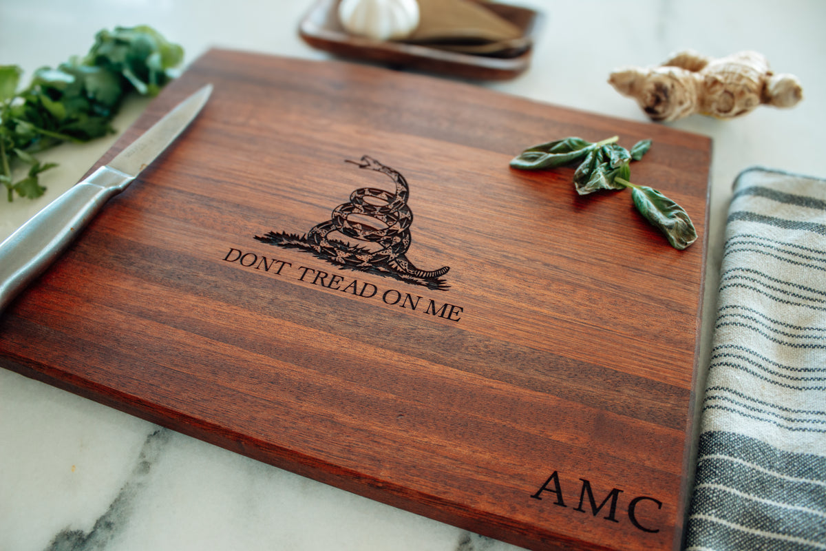 Cutting Board | Don't Tread On Me Design