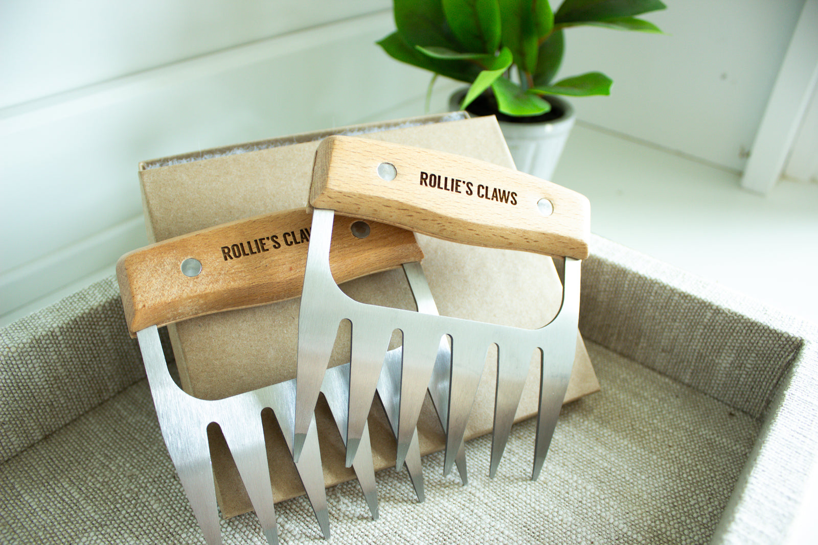 Personalized BBQ Meat Shredder Claws, 1 Set of Personalized Pulled Pork Claws