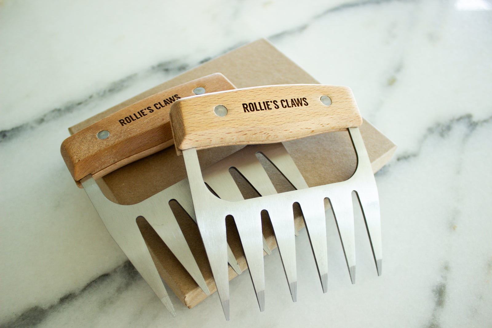 Personalized BBQ Meat Shredder Claws, 1 Set of Personalized Pulled Pork Claws