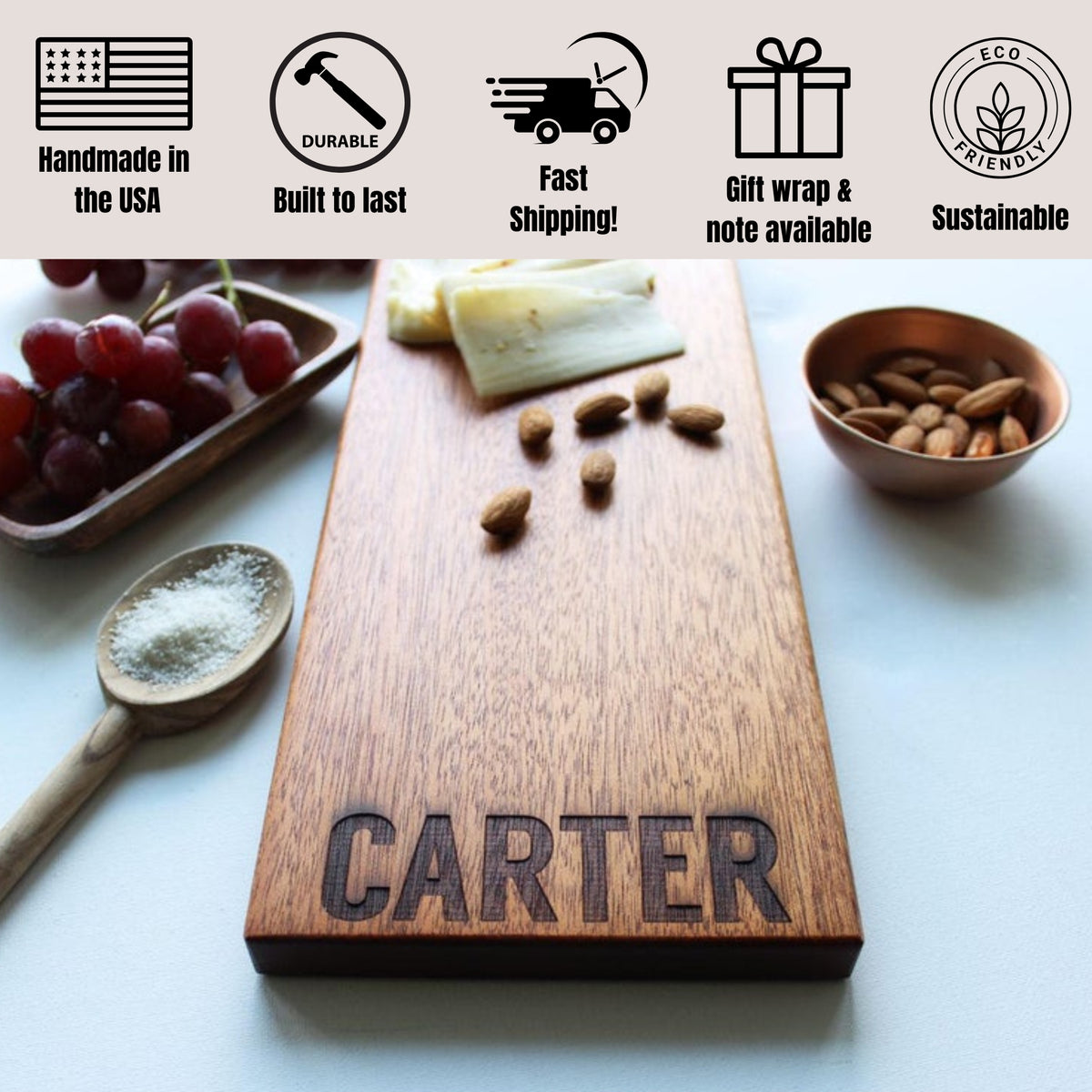 Custom Cheese/Charcuterie Board | Carter Design