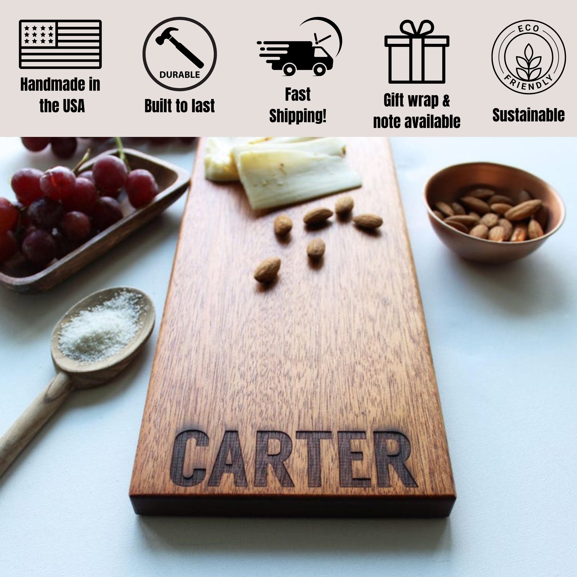 Custom Cheese/Charcuterie Board | Carter Design