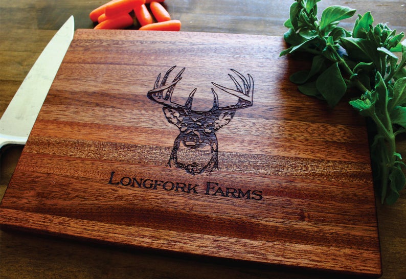 Personalized Cutting Board Custom Engraved For Fathers Day