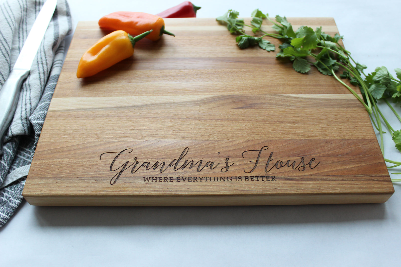 Personalized Butcher Block | Grandmas House Design