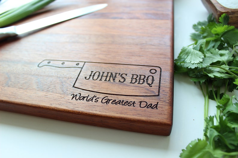 Personalized Cutting Board Custom Engraved For Fathers Day
