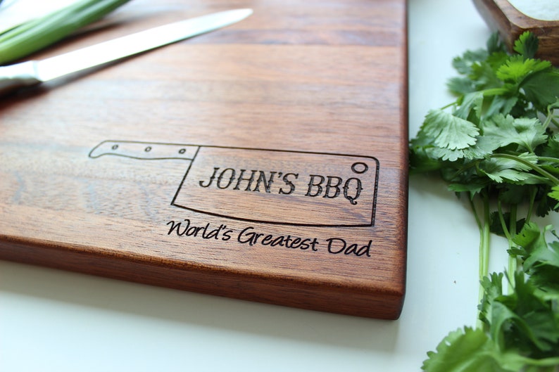Personalized Cutting Board Custom Engraved For Fathers Day