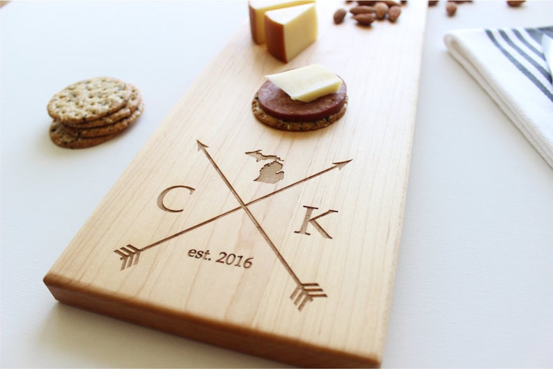 Personalized Cheese Charcuterie Board Custom Engraved To Order
