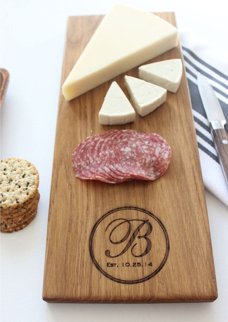 Cheese Charcuterie Board | Personalized Engraved Cheese Board