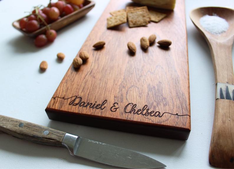 Customized Charcuterie Board - Add Your Monogram or Design