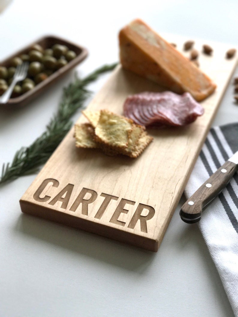 Personalized Cheese Charcuterie Board Custom Engraved To Order