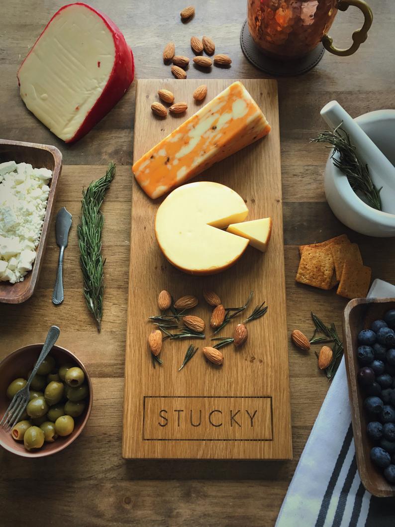Personalized Cheese Charcuterie Board | Sugar Tree Gallery