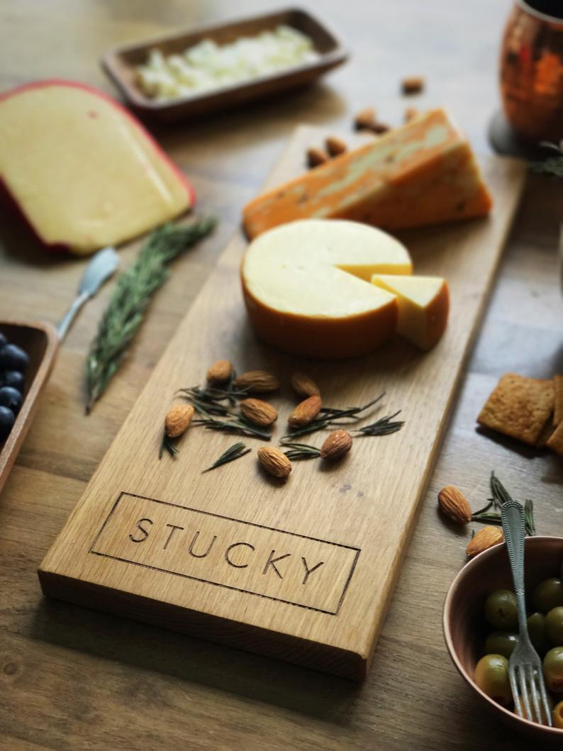 Personalized Cheese Charcuterie Board | Sugar Tree Gallery