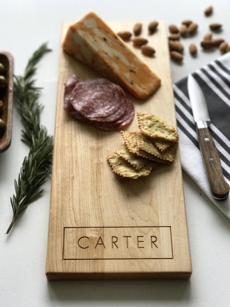 Personalized Cheese Charcuterie Board | Sugar Tree Gallery