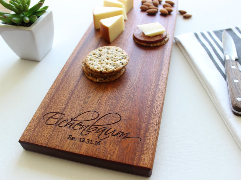 Personalized Cheese Charcuterie Board | Sugar Tree Gallery