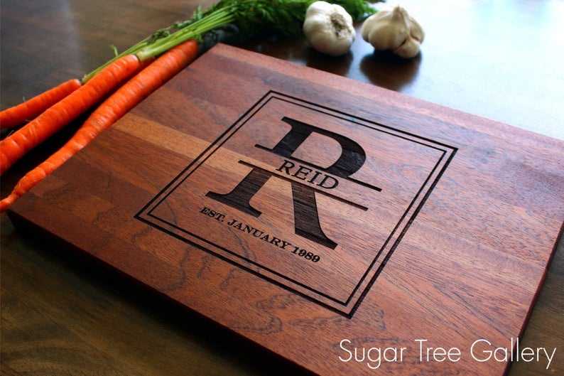 Personalized Cutting Board Custom Engraved For Mothers Day
