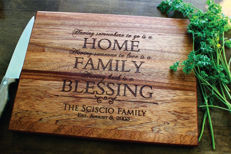 Personalized Cutting Board | Buy Cutting Board | Sugar Tree Gallery