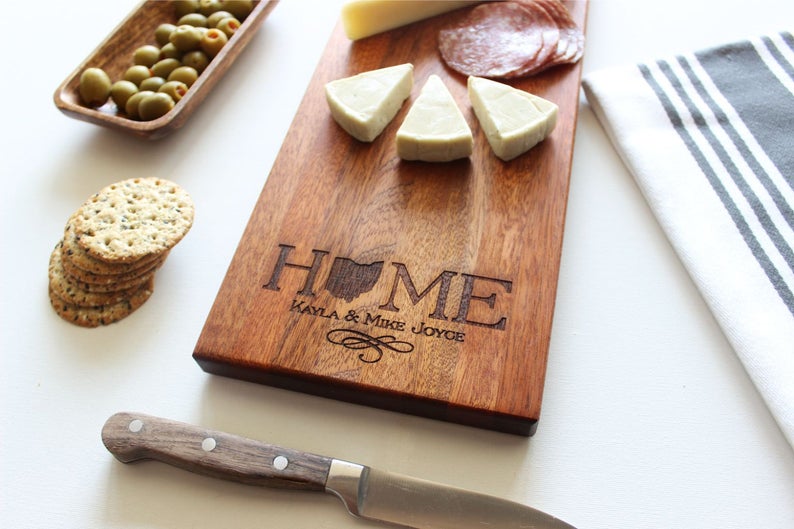 Personalized Cheese Charcuterie Board Custom Engraved To Order