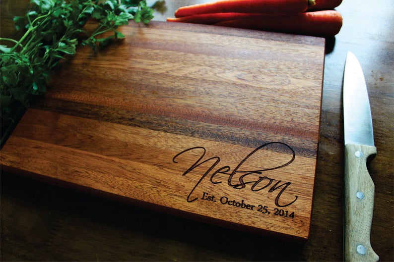 Personalized Wooden Cutting Board
