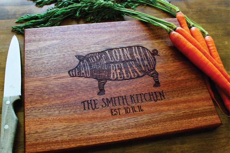 Personalized cutting board - Design 16