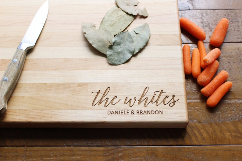 Custom Engraved Cutting Board | Sugar Tree Gallery