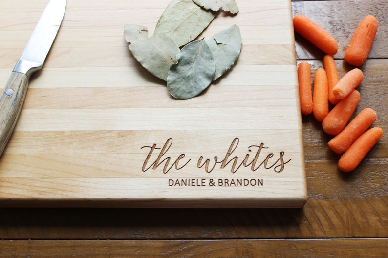 Custom Engraved Cutting Board | Sugar Tree Gallery