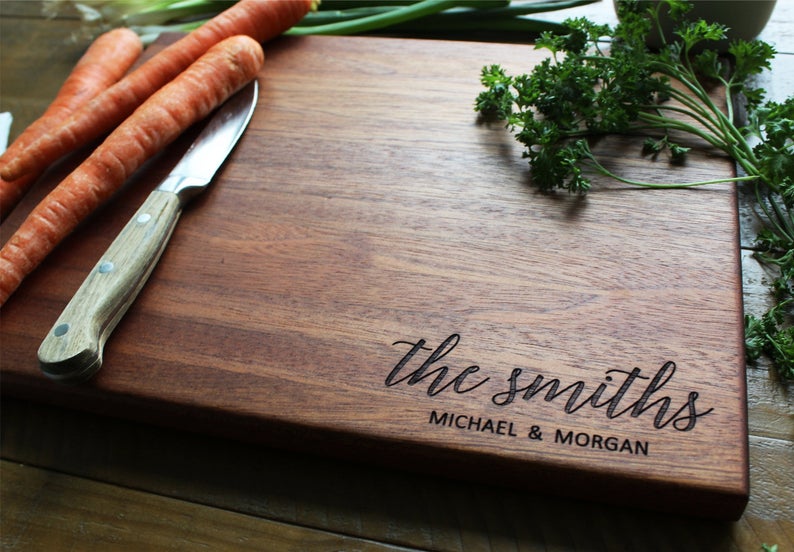 Custom Engraved Cutting Board | Sugar Tree Gallery