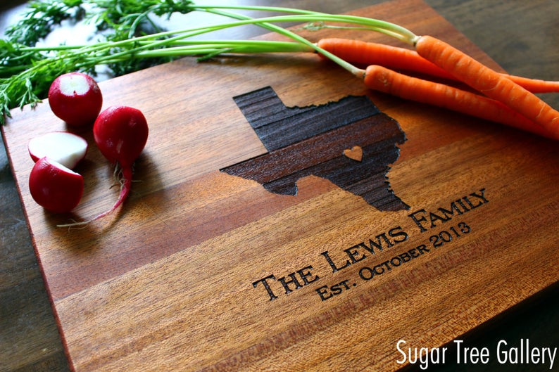 Custom Engraved Cutting Board | Sugar Tree Gallery