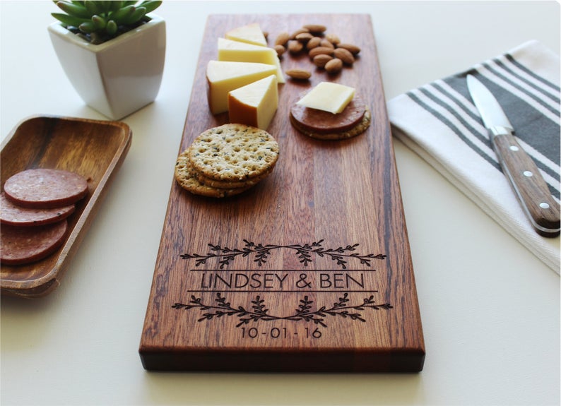 Personalized Cheese Charcuterie Board | Sugar Tree Gallery