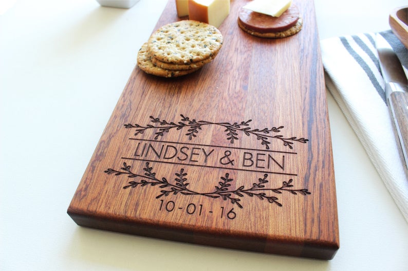 Personalized Cheese Charcuterie Board | Sugar Tree Gallery