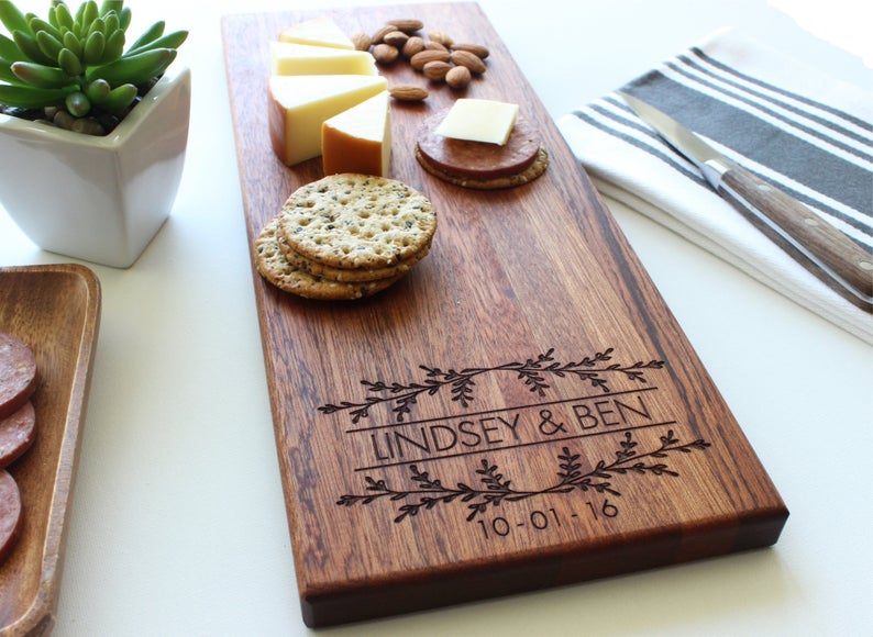 Personalized Cheese Charcuterie Board | Sugar Tree Gallery